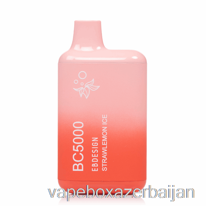 E-Juice Vape BC5000 Disposable Strawlemon Ice